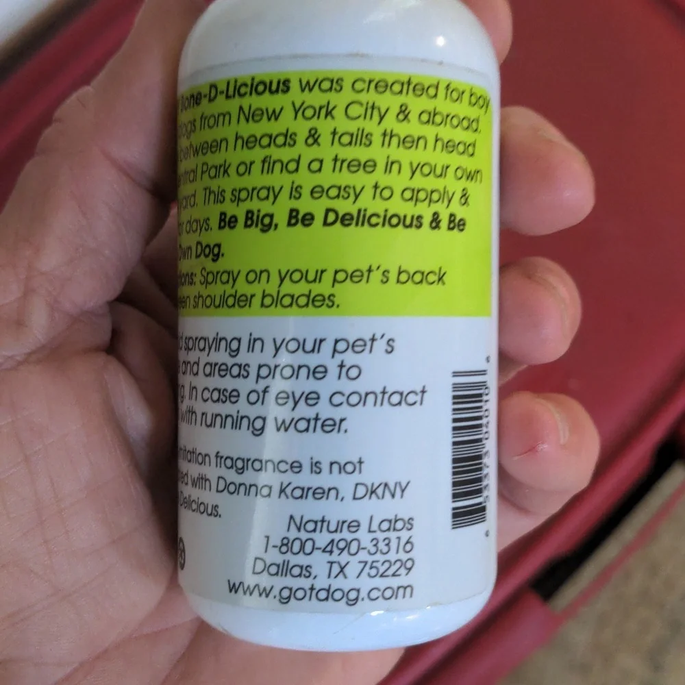 DGNY Dogs Of New York Pet Fragrance Spray Bottle Approx 3/4 of Product Remaining